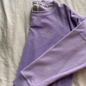 Oversized PINK lavender velvet sweater